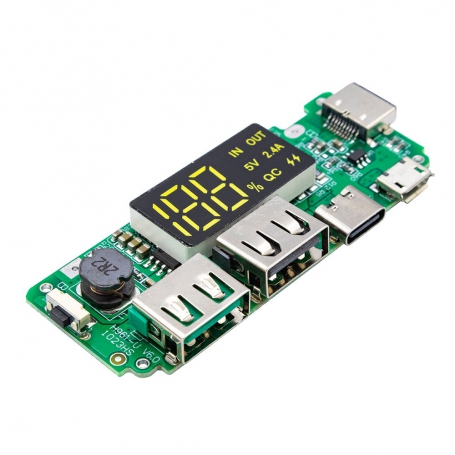 ماژول پاور بانک H961 فست شارژ با نمایشگر درصد شارژ